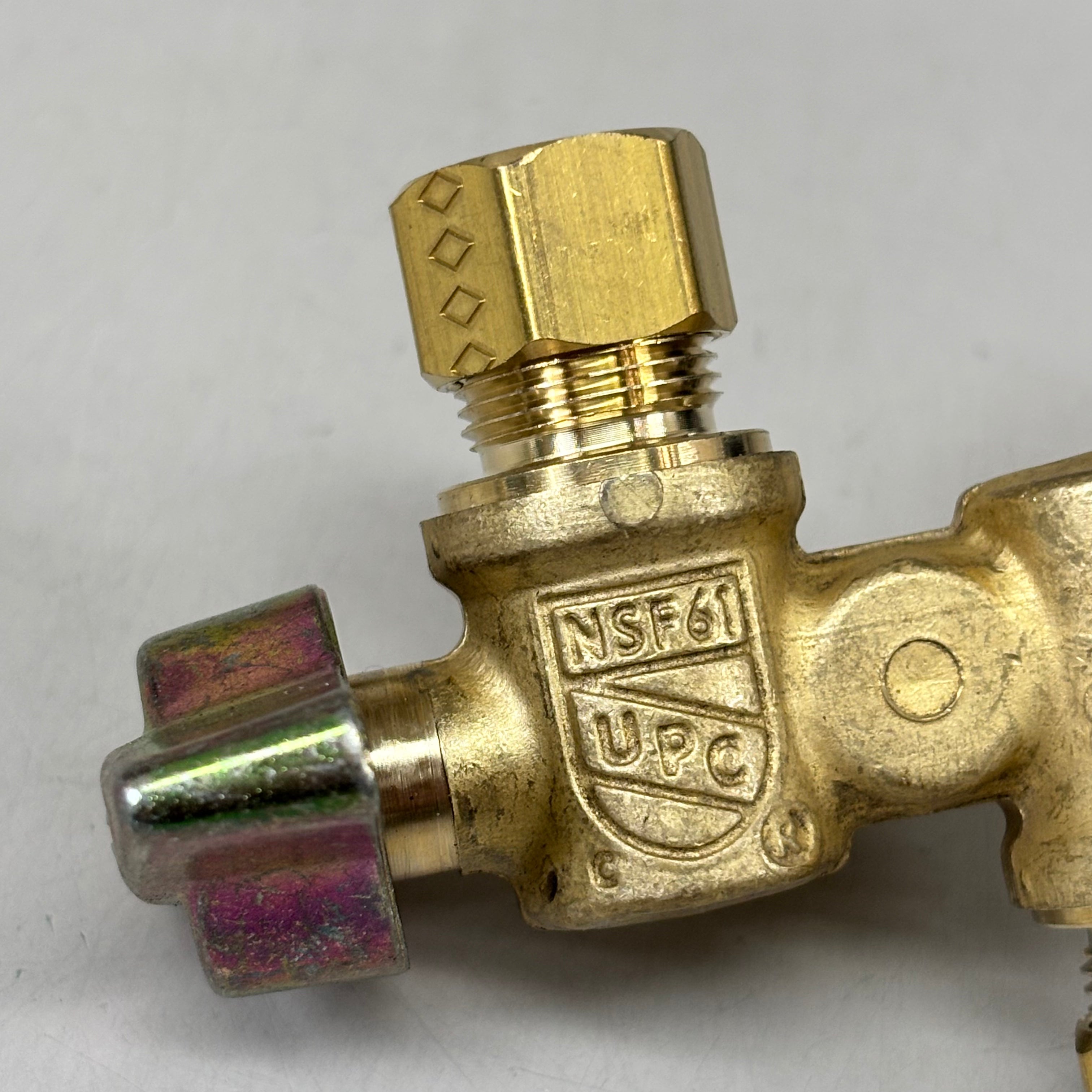 BRASS CRAFT KT Dual Shut-Off Outlet Stop  1/2" NOM 3/8" OD KTBRPX1901DVXR
