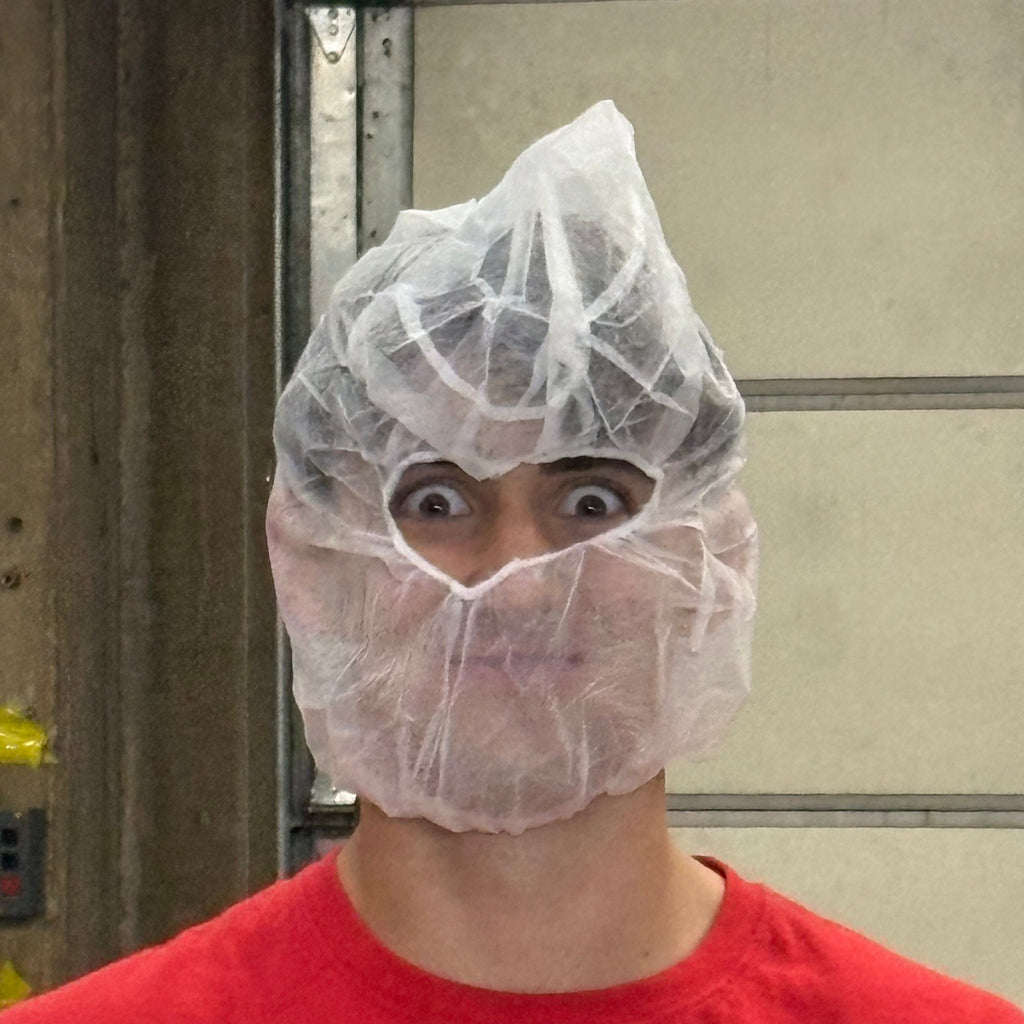 KEYSTONE (100 PACK) Polypropylene Hood With Elastic Closure One Size Fits All