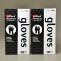 PRODUCT CLUB  (2 PACK, 90 GLOVES EACH) Disposable Vinyl Gloves Long Cuff Sz L
