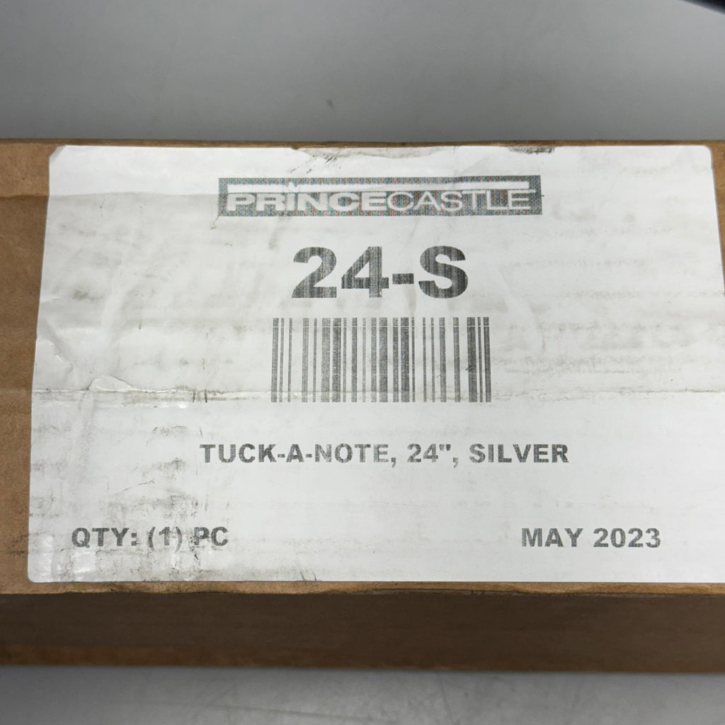 PRINCE CASTLE Tuck-a-note Aluminum Ticket Holder 24" Silver 24-S