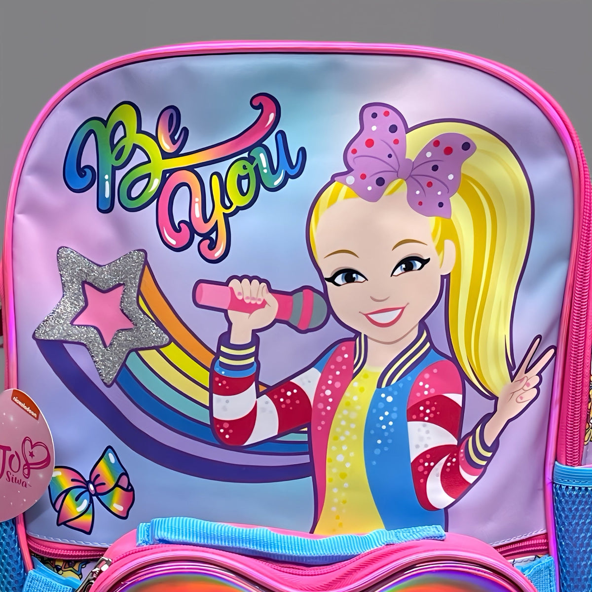 ACCESSORY INNOVATIONS JOJO Siwa Nickelodeon “Be You” Backpack & Lunch Bag Pink