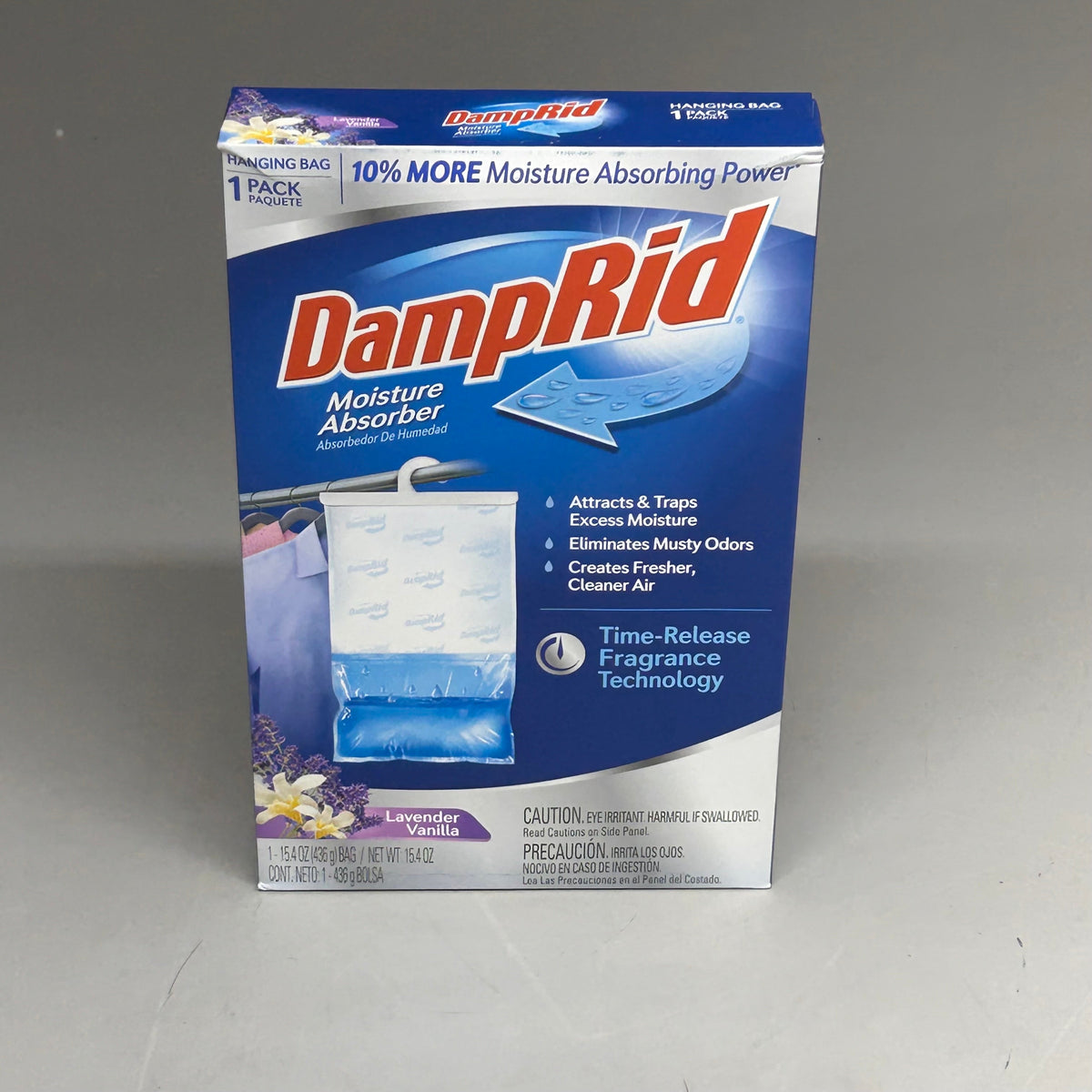 DAMPRID Lavender Vanilla Hanging Moisture Absorbers 1-PACK 15.4 oz FG80LVSB (New Other)