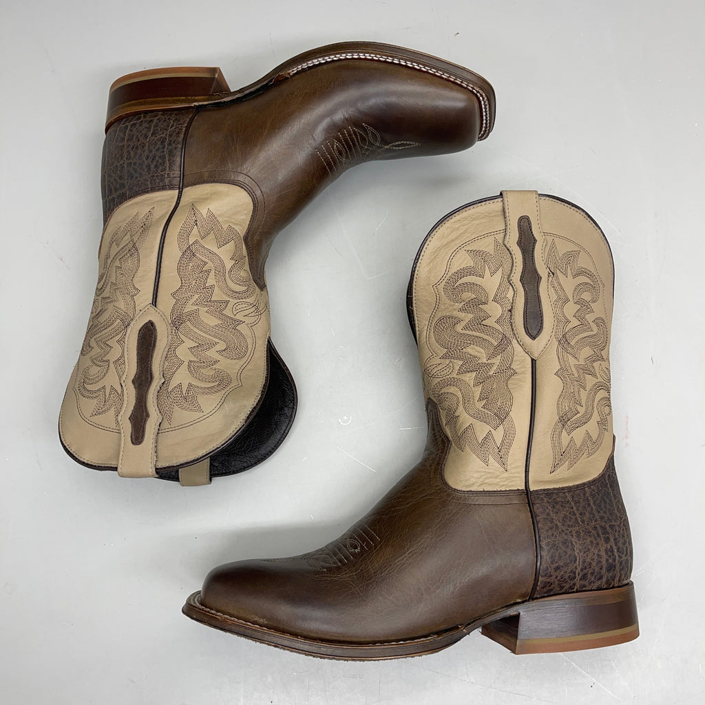 Tony Lama Jingle Bob Brown Print Style #TL3021 Men's Size 10 EE