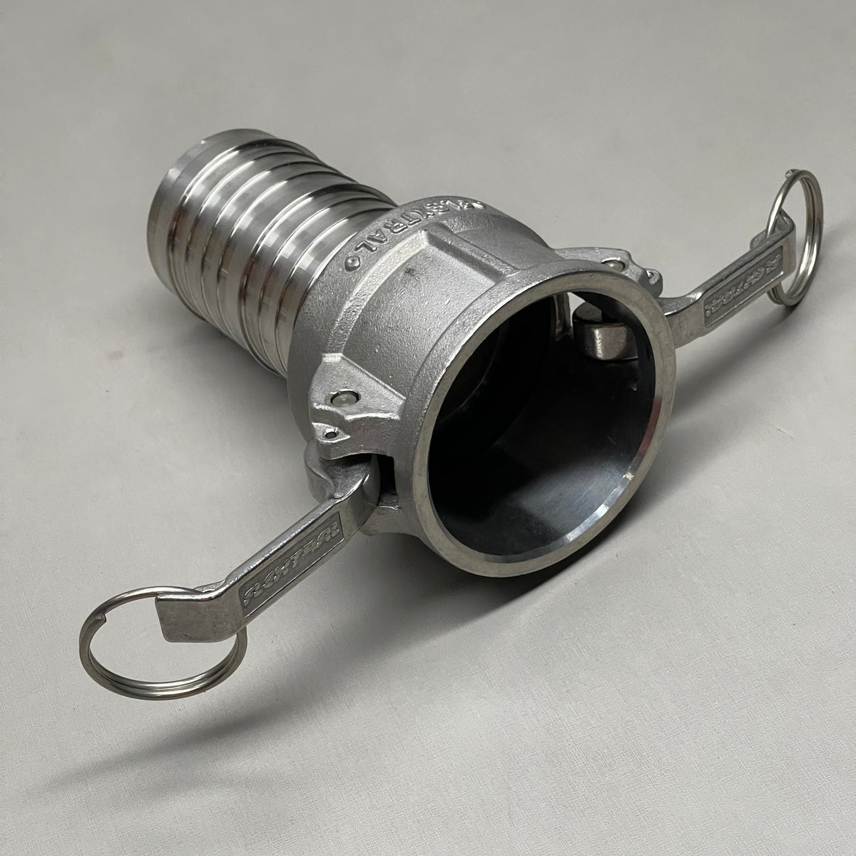 FLEXTRAL Cam & Groove Coupling Lock-On Thread Stainless 2.5" ID F X 1.75" ID M X 5.5" L C200-X (New)