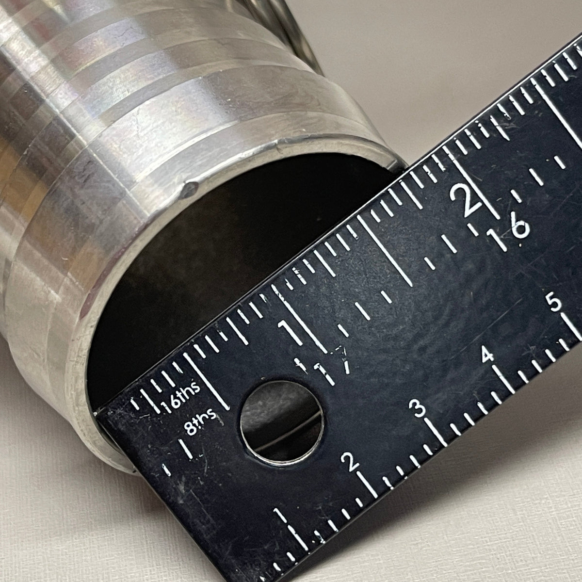 FLEXTRAL Cam & Groove Coupling Lock-On Thread Stainless 2.5" ID F X 1.75" ID M X 5.5" L C200-X (New)