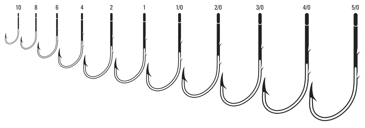 EAGLE CLAW (3 PACK) Freshwater Bass Assortment Bronze/Grey Sizes 1-3/0 67pc 618