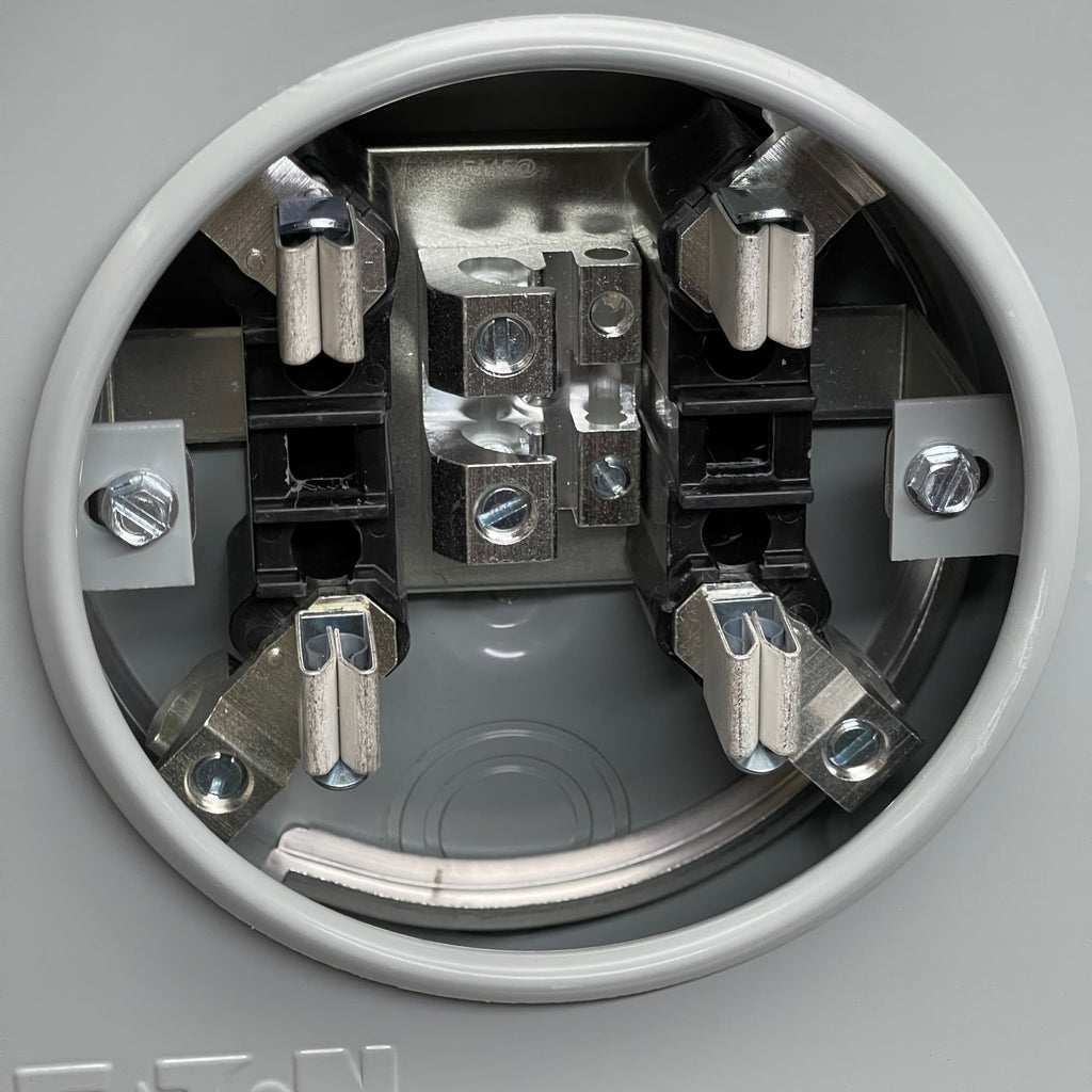 EATON B-Line 11 Meter Socket 125A 4 Jaw 1PH, NEMA 3R Top Feed 125 Amp (New)