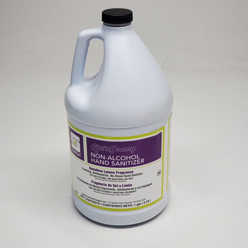 SPARTAN Non-Alcohol Hand Sanitizer Sunshine Lemon 1 gal 3345