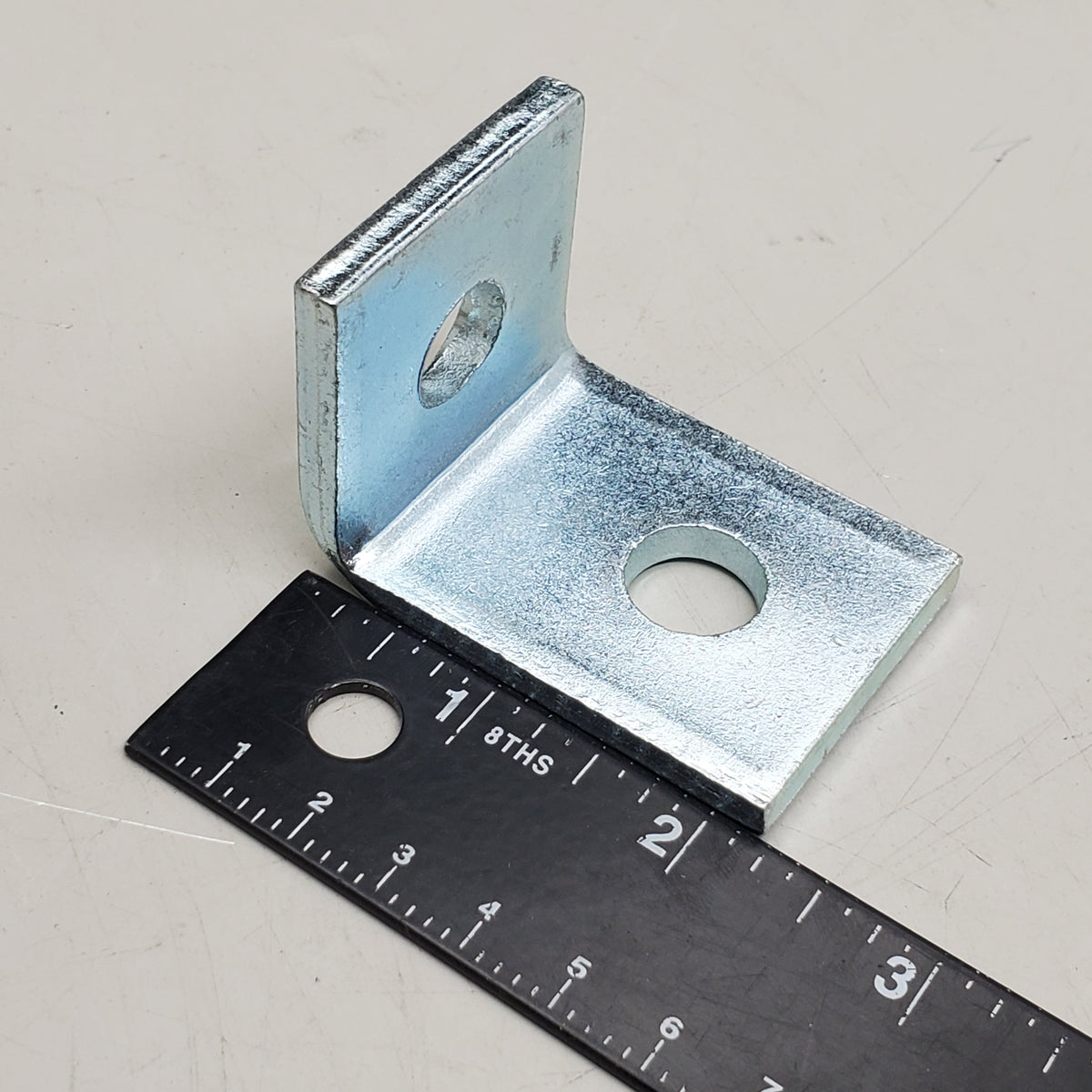 R.F. PRODUCTS (50 Pack) 2 Hole Angle 90 Deg Channel Bracket 1-5/8" X 2-5/16" Galvanized CA-604PLTD Strut