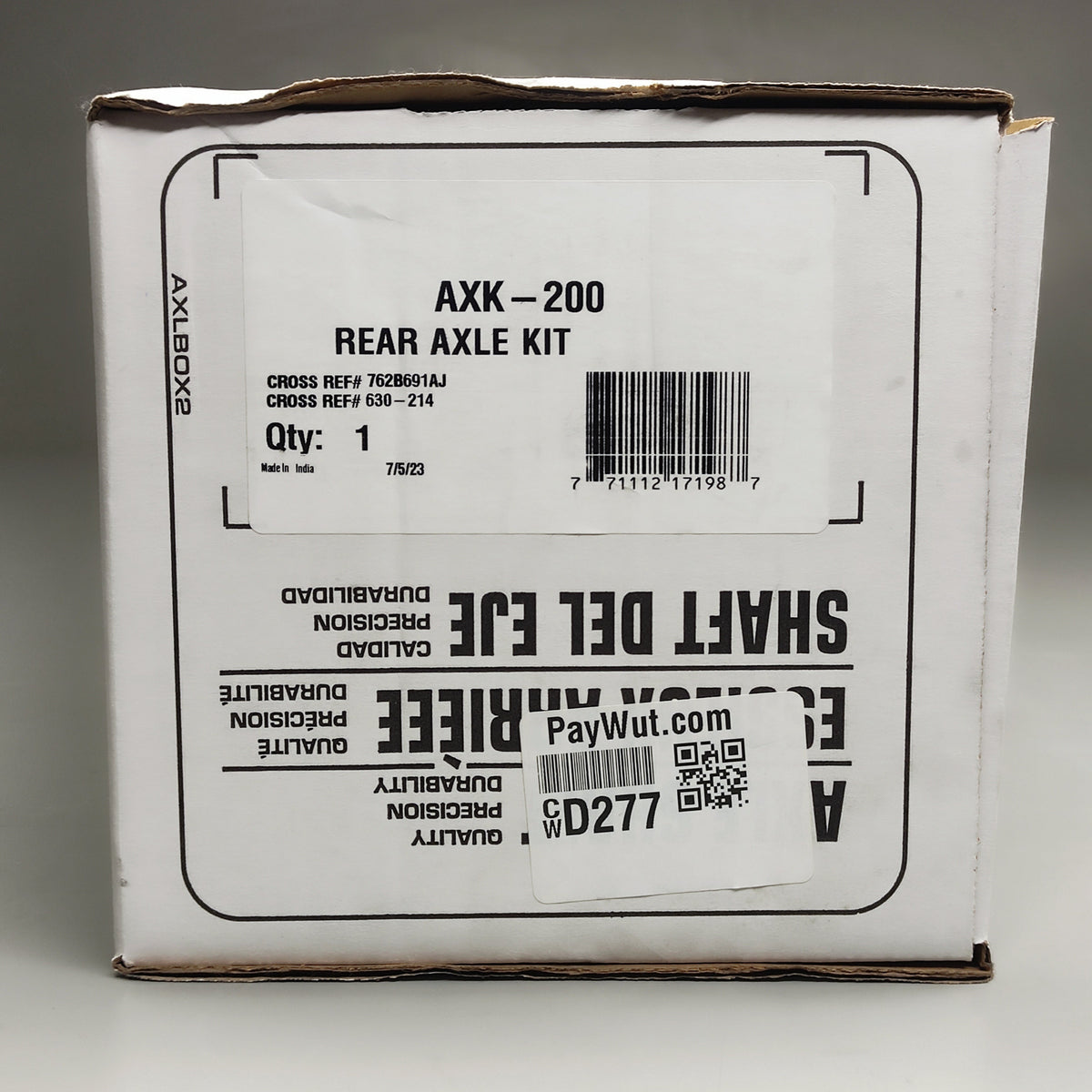 POWER TORQUE Axle Shaft Rear Axle Kit for FORD, LINCOIN, MERCURY AXK-200 (Ref 762B691AJ, 630-214)