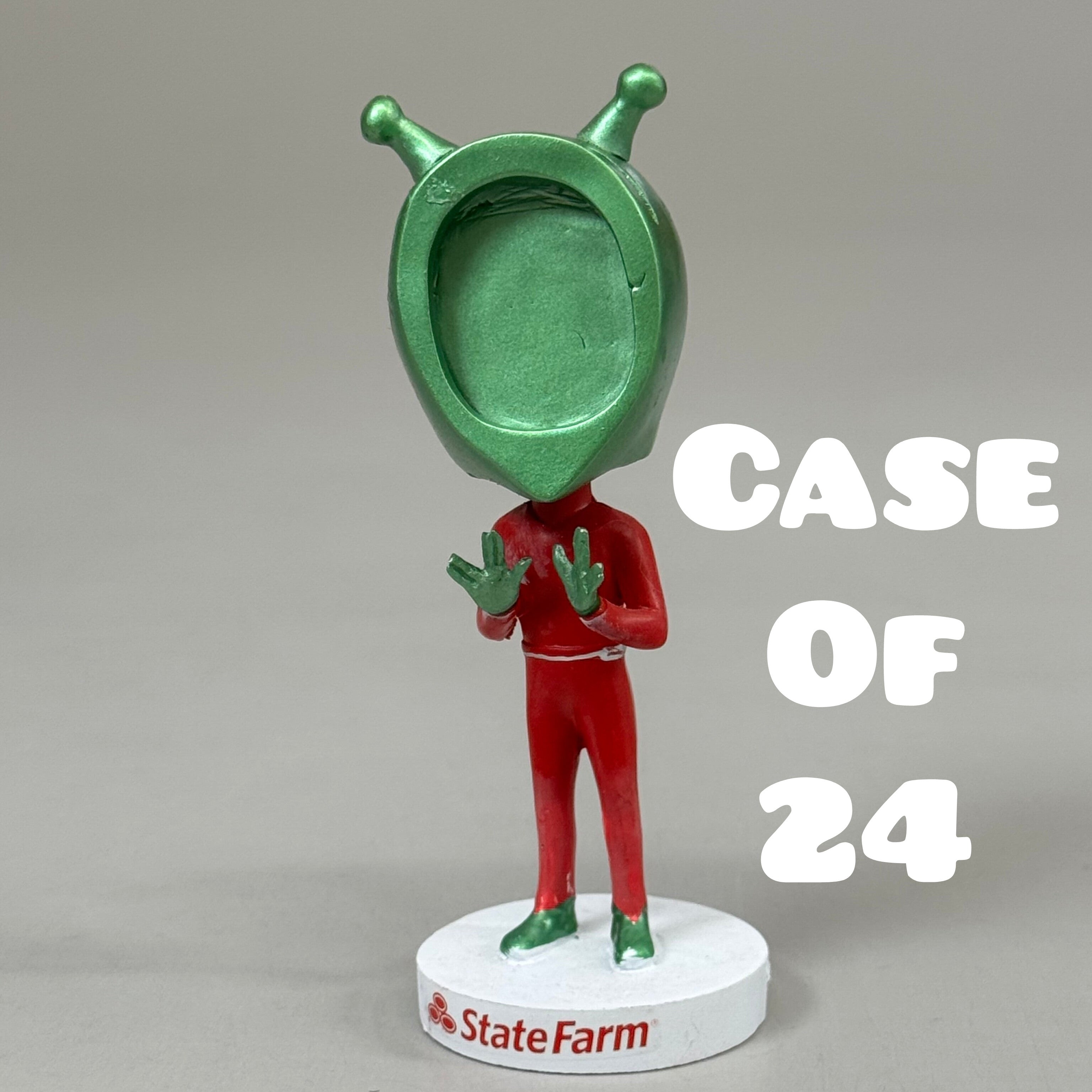 STATE FARM (24 PACK) Alien Bobblehead You Picture Frame Figure Collectible (In Box)