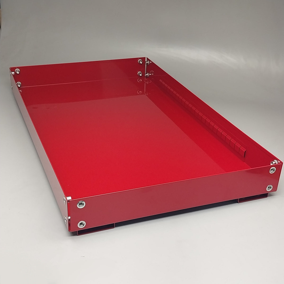 WESTWARD Slide Top Utility Cart 55NJ77 Red Metal 36"x 28"x37.5"
